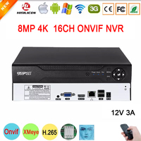 Hi3536C XMeye Audio wykrywanie twarzy nadzoru wideorejestrator 8MP 32CH 32 kanałowy 16CH H.265 + IP Onvif WIFI CCTV DVR NVR 2